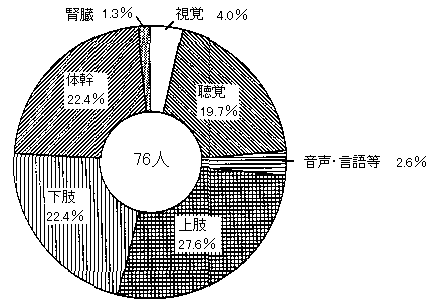 問6　主な障害　の回答グラフ