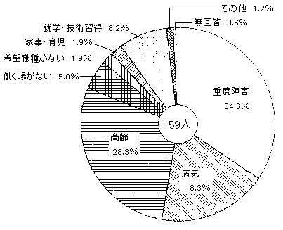 問４１　仕事をしていない理由　の回答グラフ