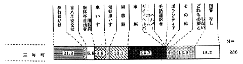 外出時の補助のグラフ