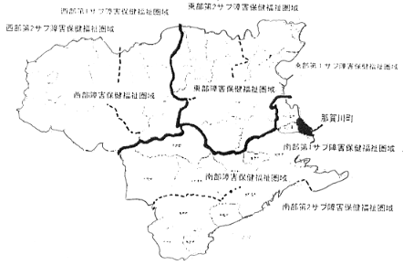 障害保健福祉圏域図