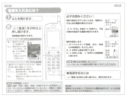 図　別冊のマニュアル