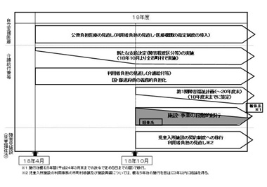 図　障害者自立支援法の施行スケジュール