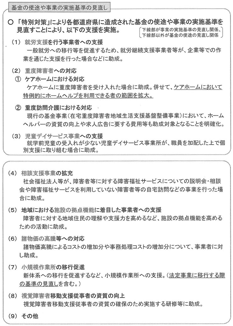 図　事業者の経営基盤の強化２