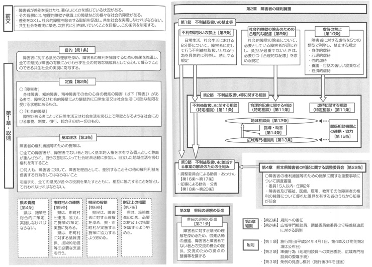 「障害のある人もない人も共に生きる熊本づくり条例」の概要