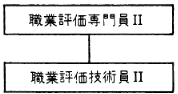 図１　小規模の職業評価プログラムにおける職員構成類型