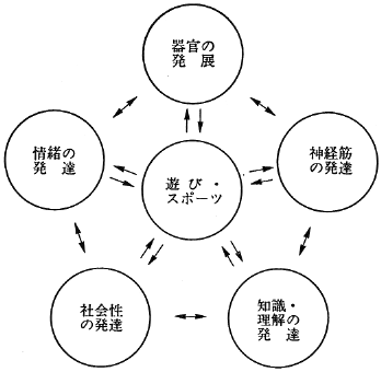 図３．遊びとスポーツの意義 