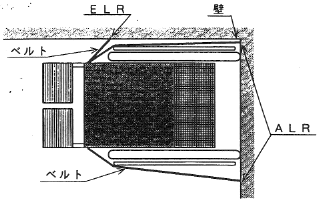 図５　車いす固定装置（ベルト式）