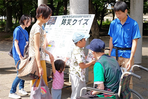 イベント（防災クイズ）の写真