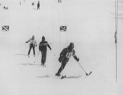 スキー競技の状況