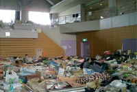 新潟県優越地震の写真