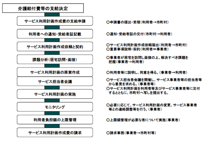 図式：支給プロセス