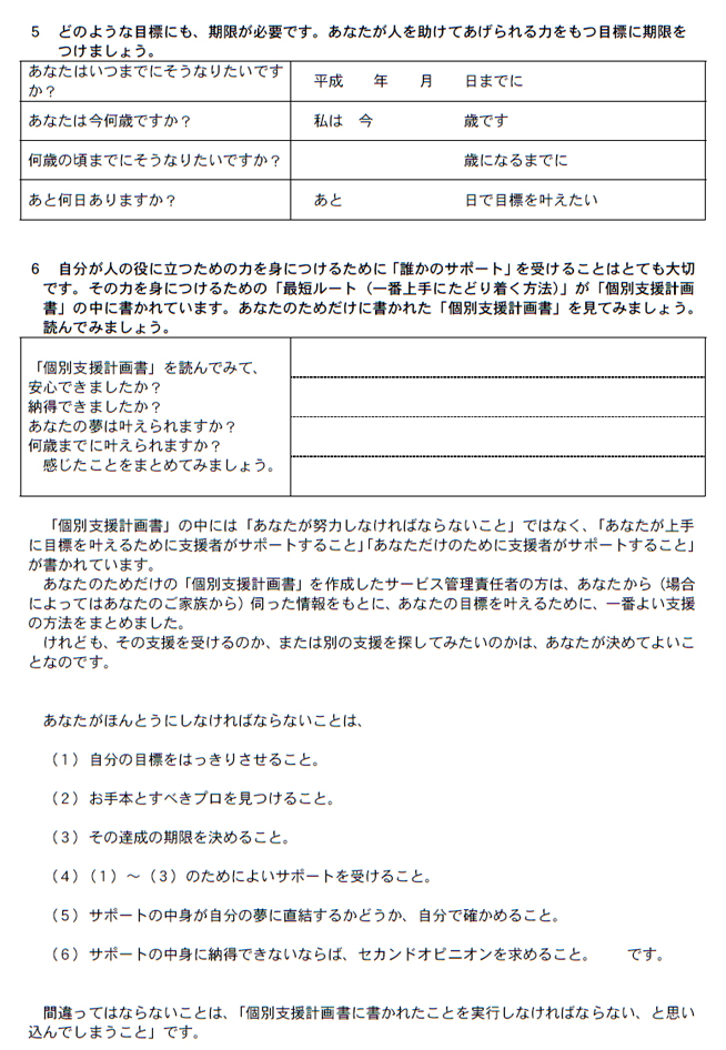 就職チャレンジシート