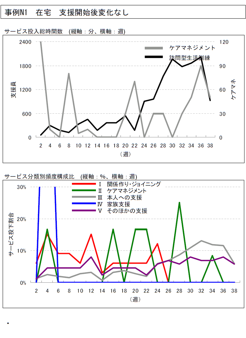 事例N1 在宅支援開始後変化なし