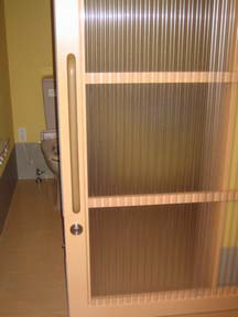 透明のトイレの扉（各部屋用）