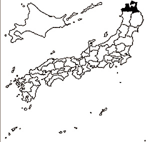 青森県の所在地