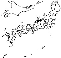 富山県の所在地