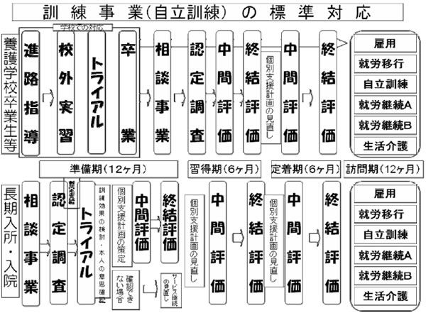 訓練事業（自立訓練）の標準対応