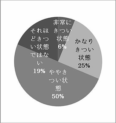10．あなたの健康状態（体力的疲労や精神的疲労など）について