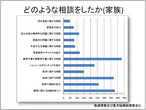 どのような相談をしたか（家族）