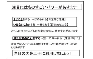 注目にはものすごいパワーがあります