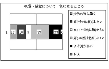 図16   視覚・聴覚について　気になるところ