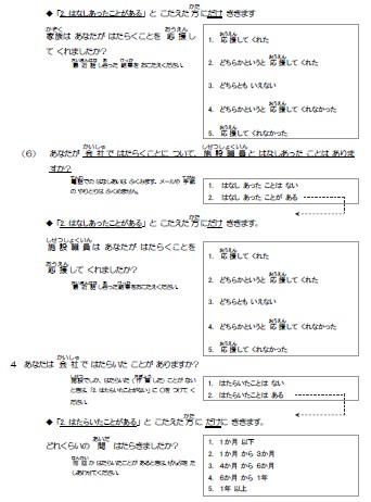 調査票（知的障害者向け）