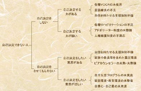 自己決定の図