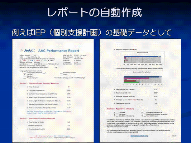 レポートの自動作成　資料11