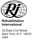Rehabilitation international 25 East 21st Street New York, N.Y. 10010 USA