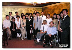 日本政府国連代表部高瀬公使主催の懇親会