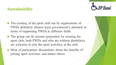 障害者のためのスポーツクラブ運営（英語）：スライド15