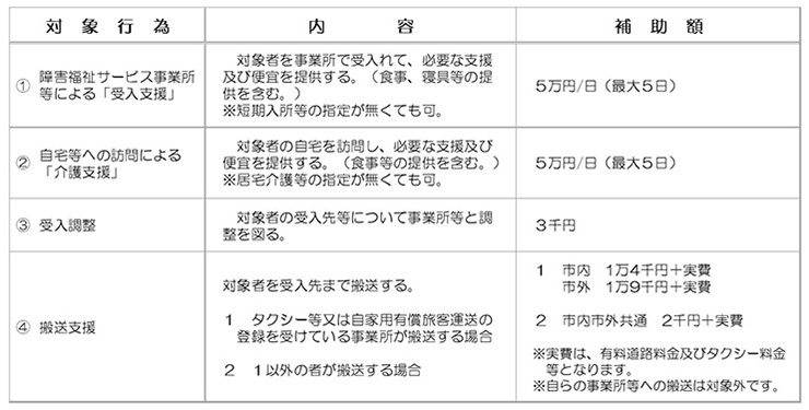 図1　厚木市地域生活支援拠点機能強化補助金に係る補助メニュー