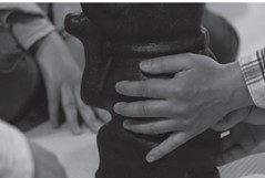 Photo of touching