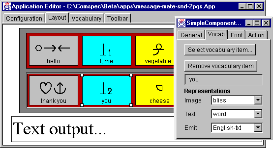 Figure 5: The Layout Editor