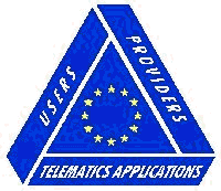 Telematics Users & Providers Blue Triange Logo