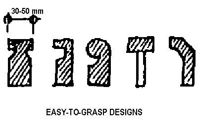 Easy-to-grasp designs