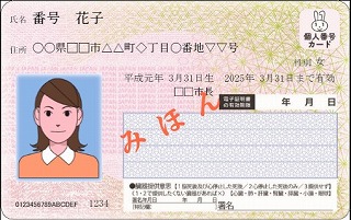 Individual Number Card [Front]